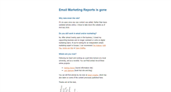 Desktop Screenshot of email-marketing-reports.com