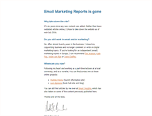 Tablet Screenshot of email-marketing-reports.com